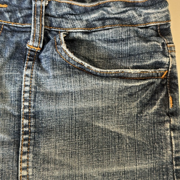 Apt. 9 Blue Jean Shorts Mid-Thigh Cut size 12 - Picture 7 of 8